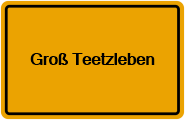 Grundbuchauszug Groß Teetzleben